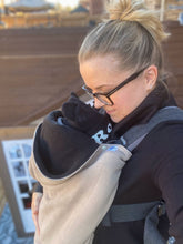 Load image into Gallery viewer, Fleece Lovey Cover- Taupe