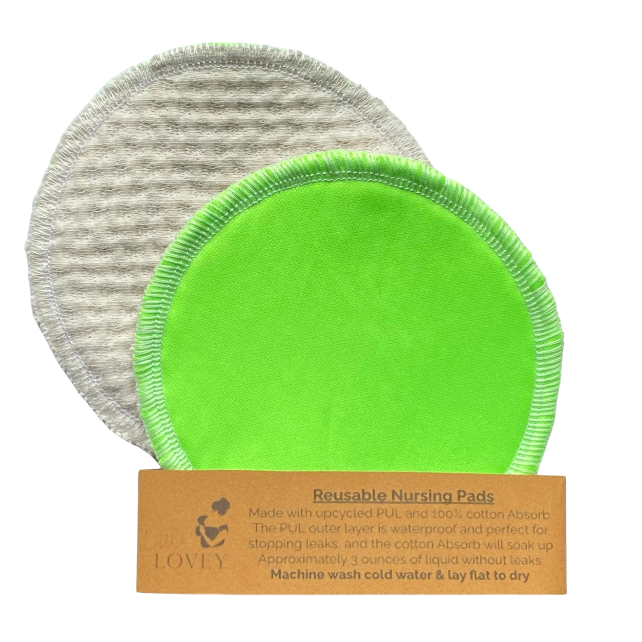 Reusable Nursing Pads- Neon Green – Little Lovey