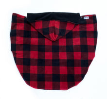 Load image into Gallery viewer, Fleece Lovey Cover- Red Buffalo Plaid