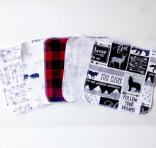 Load image into Gallery viewer, Lovey Cloths- Reusable Napkins/Washcloths/Cloth Wipes