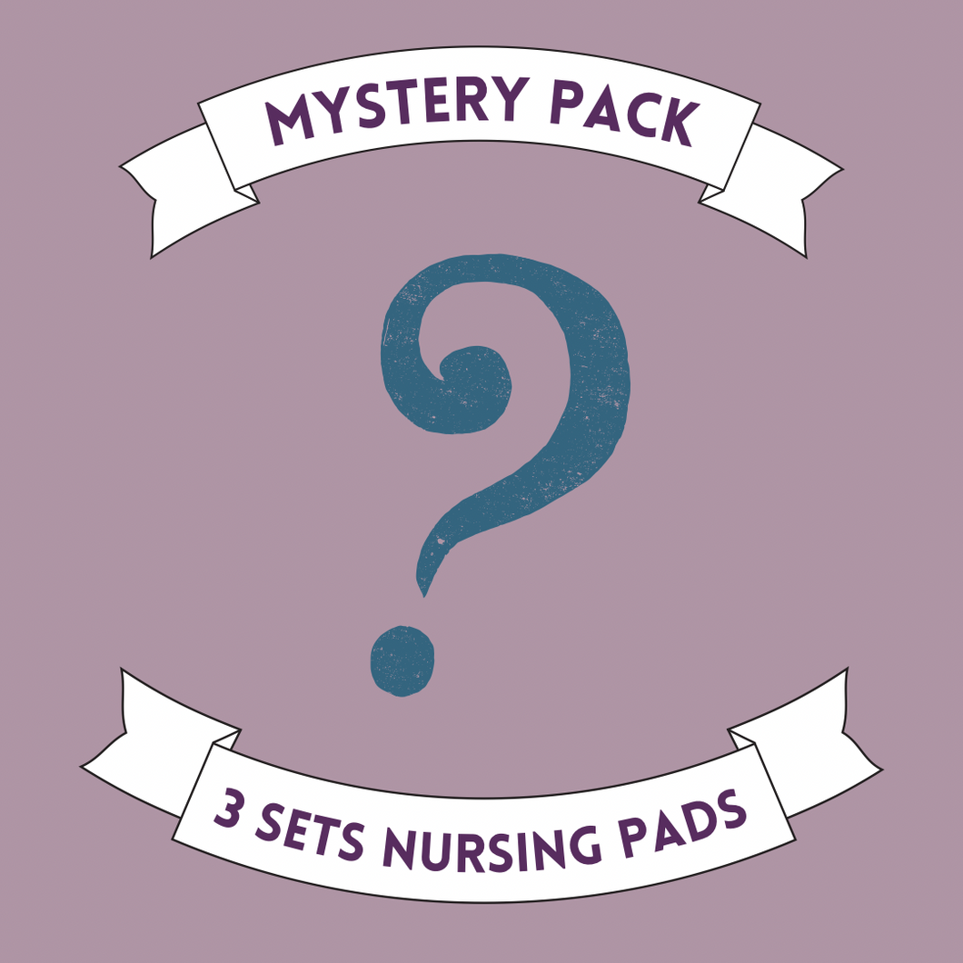 MYSTERY PACK of 3 SETS- Reusable Nursing Pads