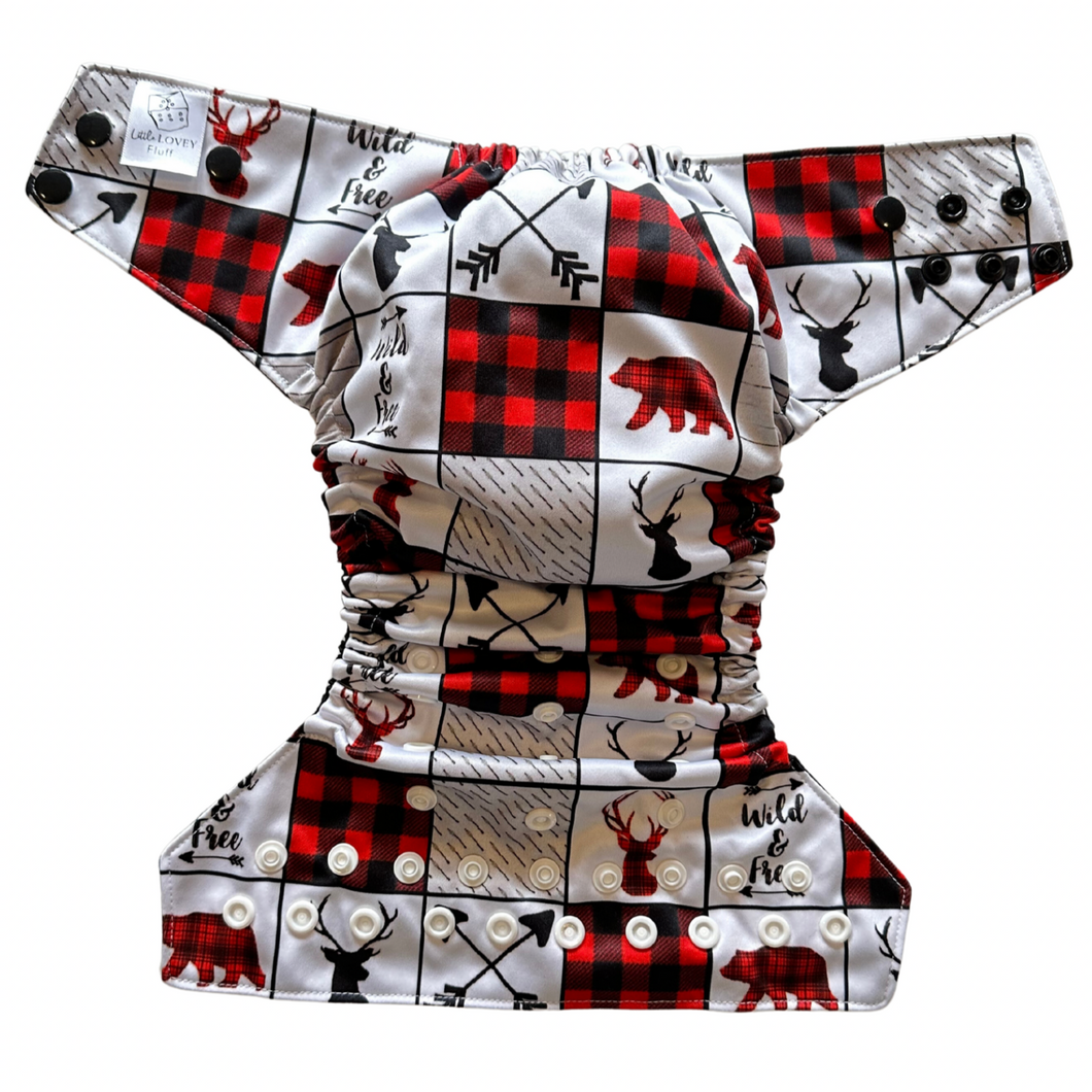 Patchwork Outdoors- Swim Diaper