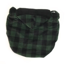 Load image into Gallery viewer, Fleece Lovey Cover- Green Buffalo Plaid
