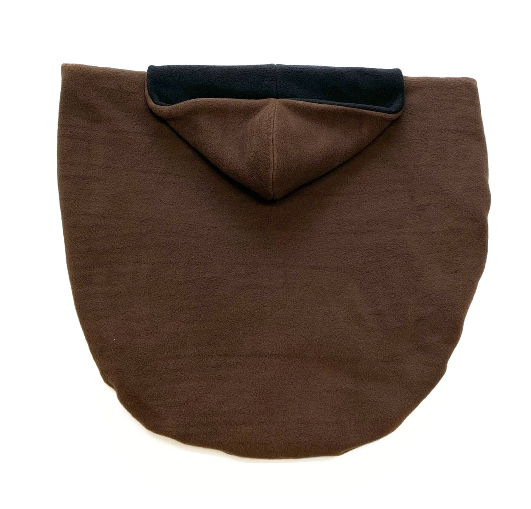 Fleece Lovey Cover- Chocolate Brown