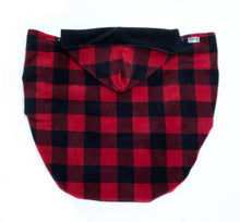 Load image into Gallery viewer, Fleece Lovey Cover- Red Buffalo Plaid
