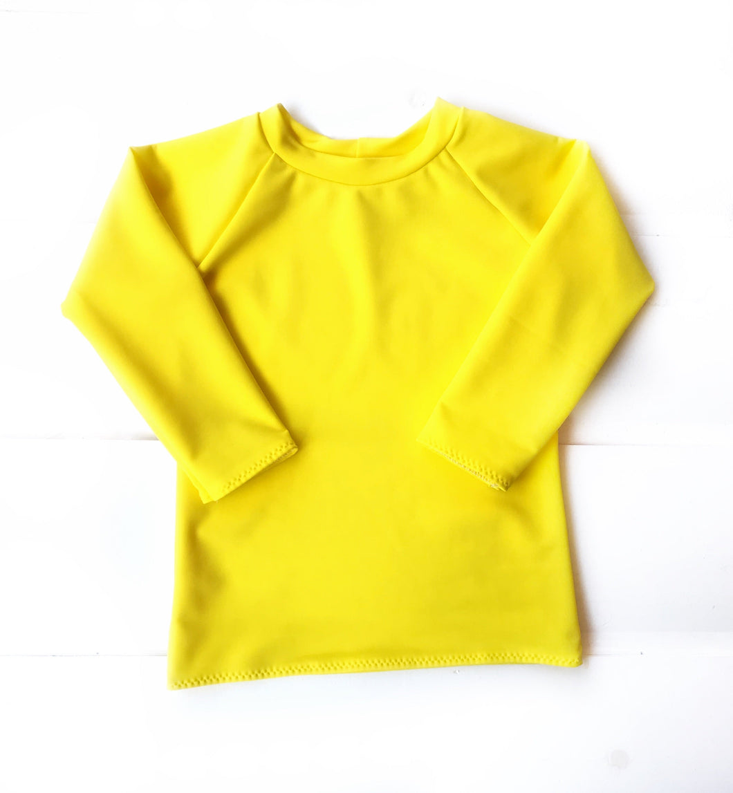 Rash Guard- Yellow- Made to Order