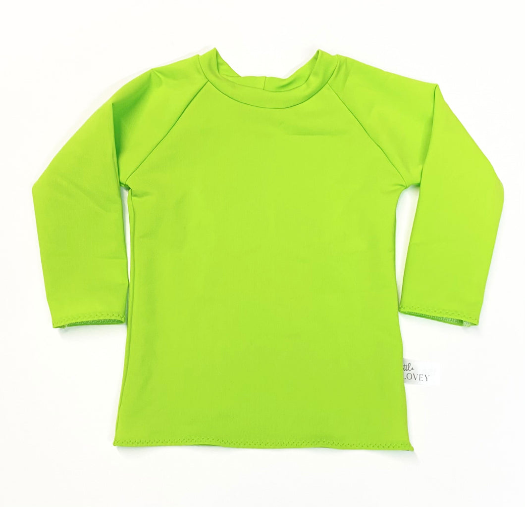 Rash Guard- Green- Made to Order