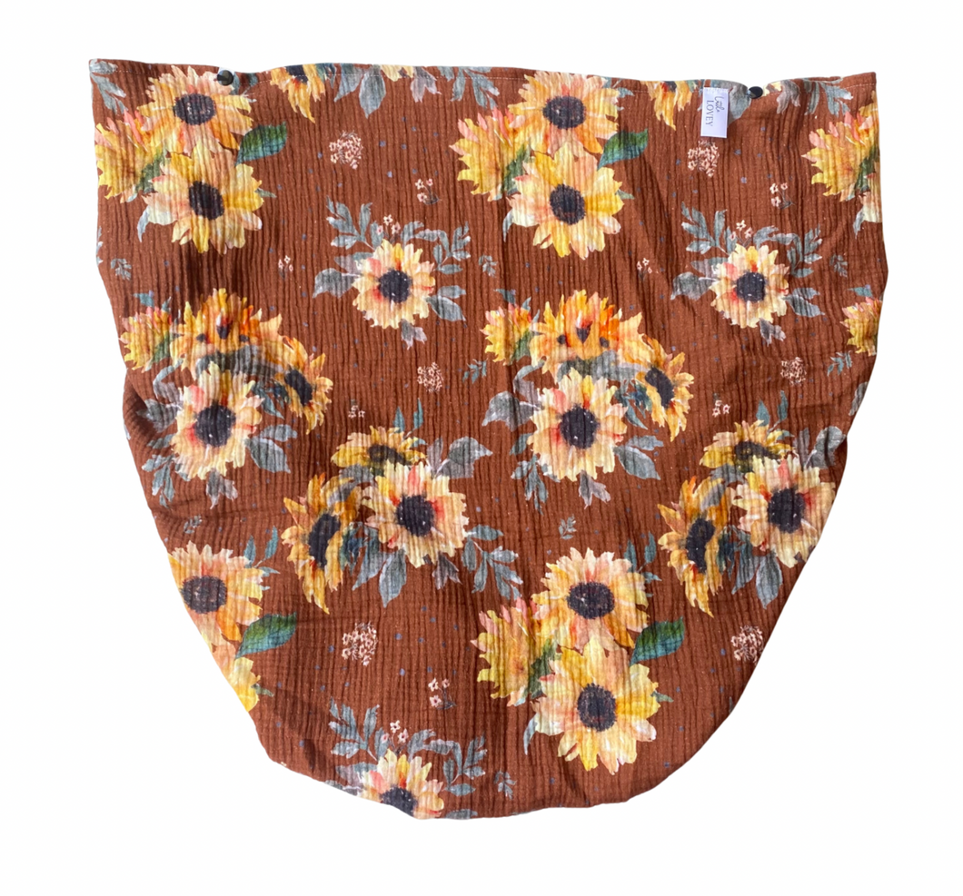 Summer Lovey Cover- Caramel Sunflowers