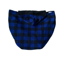 Load image into Gallery viewer, Fleece Lovey Cover- Blue Buffalo Plaid
